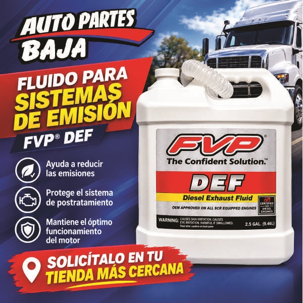 FVP: Fluido para sistemas de escape diésel (DEF)